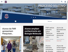 Tablet Screenshot of fmr.edu.br